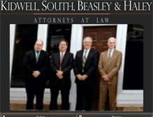 Tablet Screenshot of kidwellsouthbeasley.com